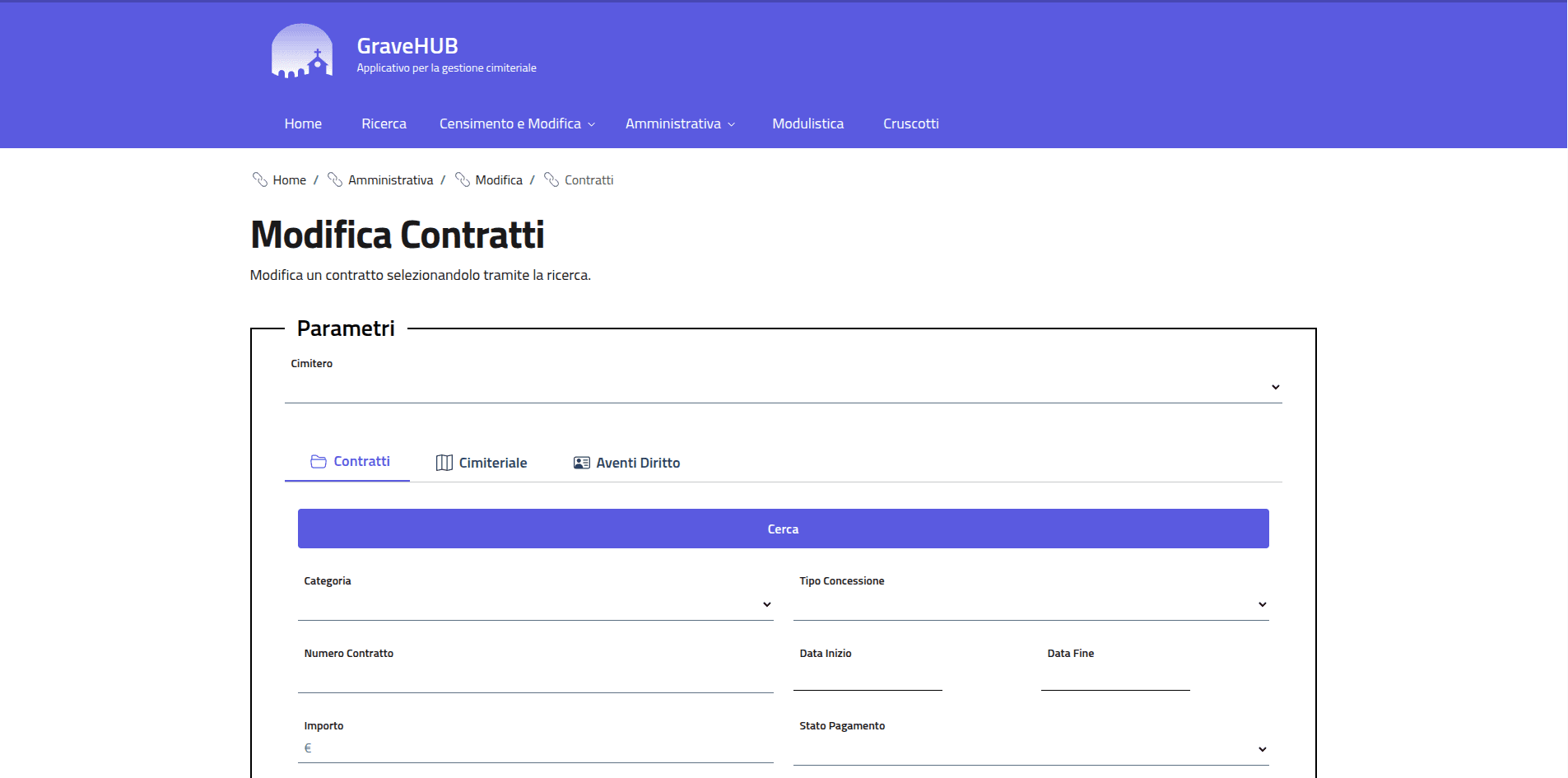 Modifica dei Contratti
