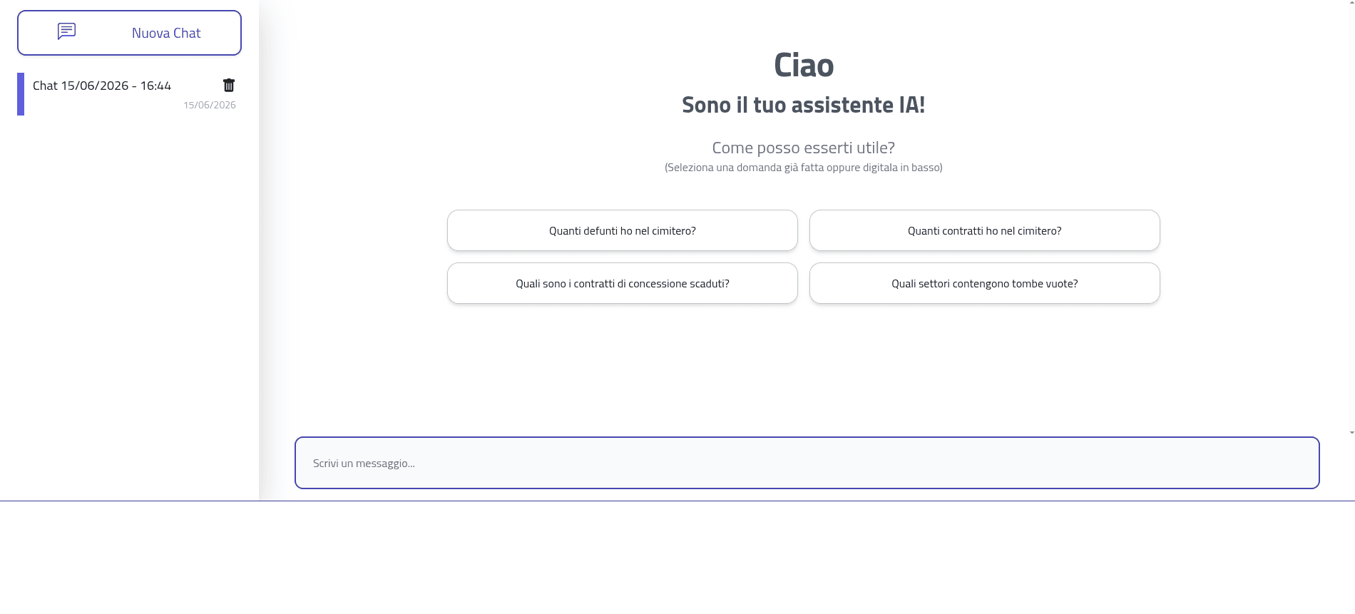 Assistente IA di GraveHUB